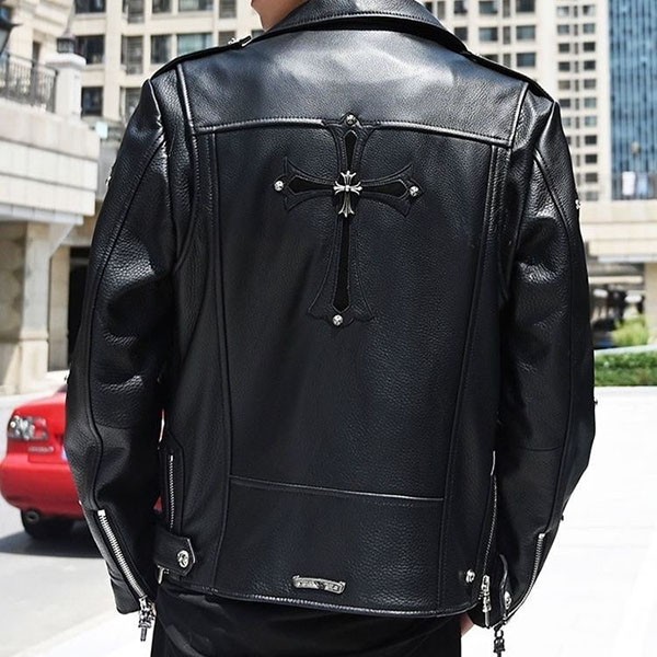 【限定】お洒落に♪クロムハーツ JJ DEANレザー ジャケットCH コピー Kux92371